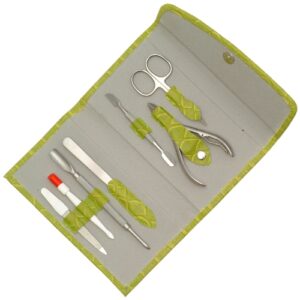 Travel Manicure/ Pedicure kit  include Nail Nipper , Eyebrow Tweezer, Nail filler (SS) , cuticle scissor , blackhead remover and cuticle pusher